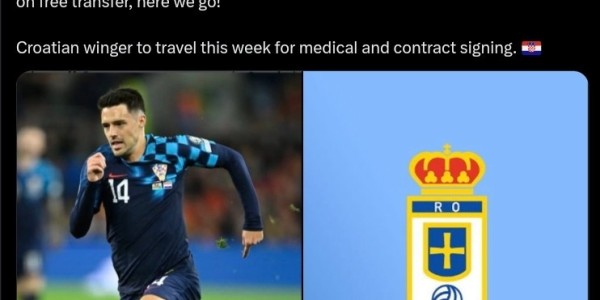 金年会官网-罗马诺确认：布雷卡洛自由身加盟皇家奥维耶多，交易达成！