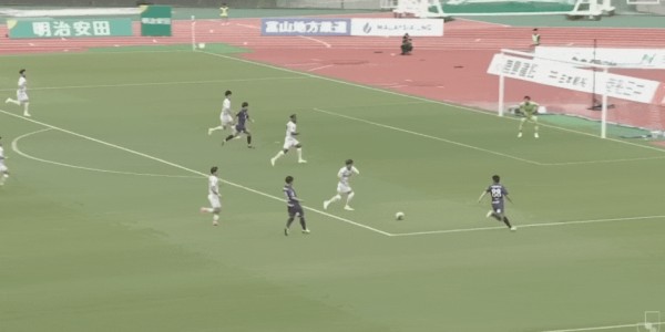 ⚽日职乙半场：寺沼星文建功，富山胜利暂0-1水户蜀葵