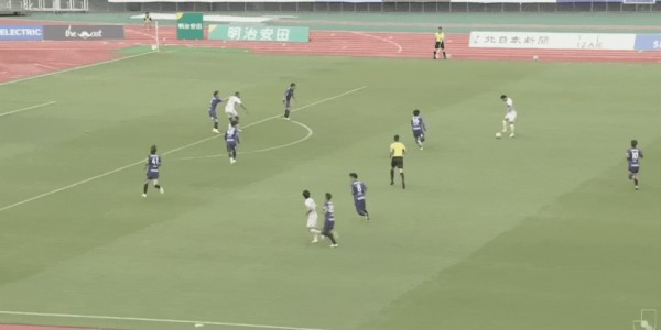 ⚽日职乙半场：寺沼星文建功，富山胜利暂0-1水户蜀葵